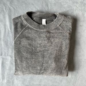 Every Moment Crew Velour Pullover